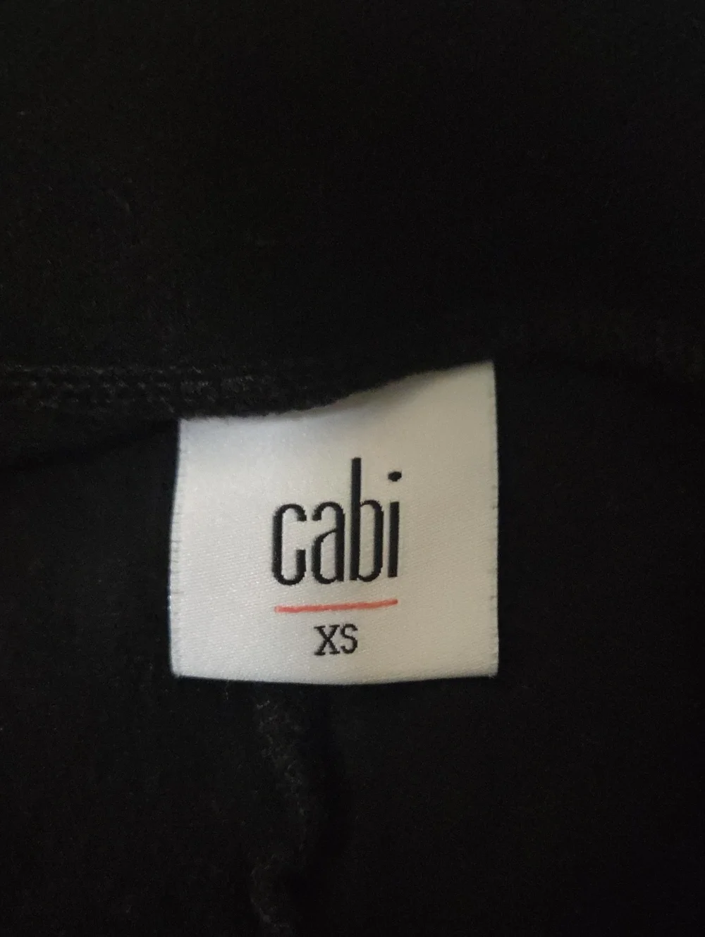 Cabi #3211 Black Sleek Ponte Legging Seaming Details Size XS Classic Basic